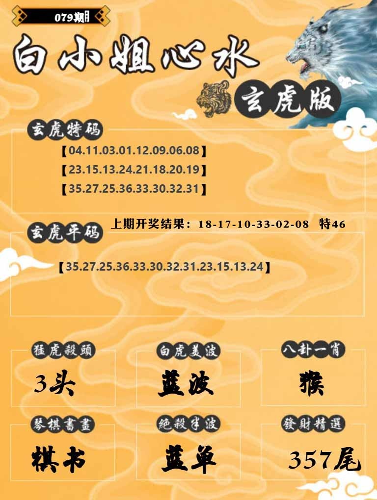 079期白小姐玄虎[图]