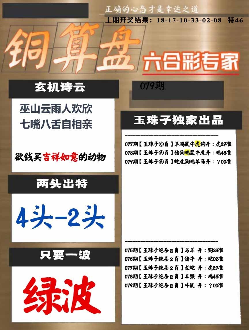 079期白小姐心水[图]